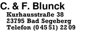 Blunck, C. & F.