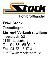 Stock Rohrgrohandel, Fred