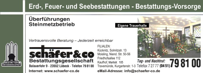 Bestattungsgesellschaft Schfer & Co.