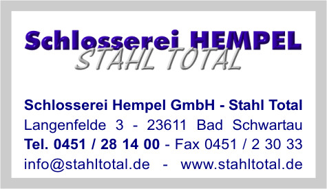 Hempel GmbH  Schlosserei - Stahl Total